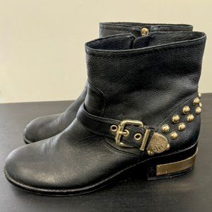 Vince Camuto - gold studded ankle boot - Women size 10